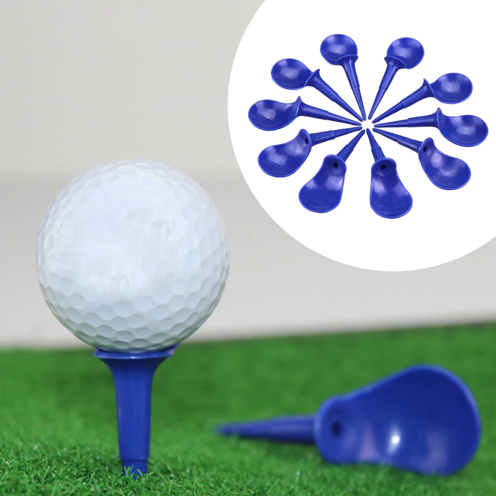 10Pcs Unbreakable Chair Shape Golf Tees 82mm Golfing Driving Range Training Aids Accessory Replacements |