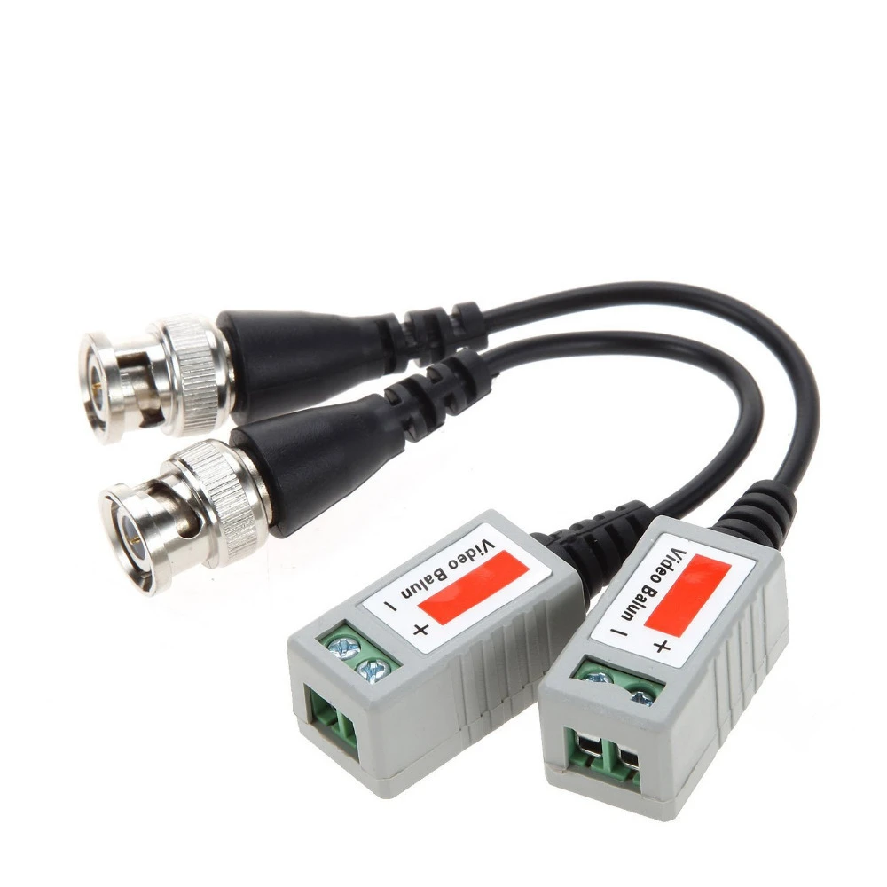 

10 Pairs HD AHD/CVI/TVI Twisted BNC CCTV Video Balun passive Transceivers UTP Balun BNC Cat5 Video Balun up to 3000ft Range