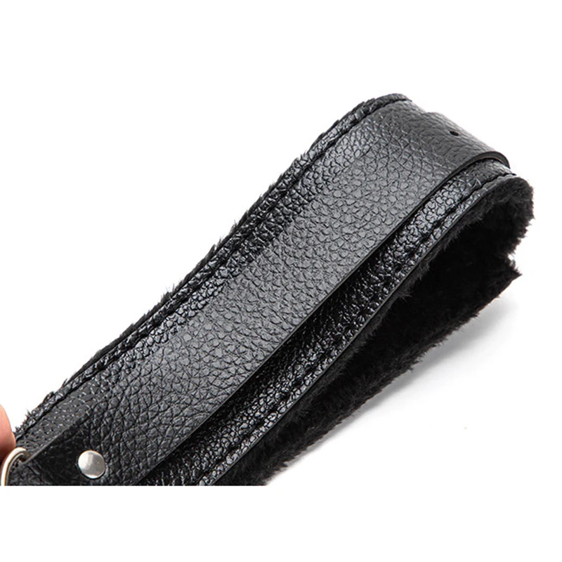 Набор для БДСМ-интима 7 в 1 анклет наручники кляп воротник плетка из ПУ кожи маска