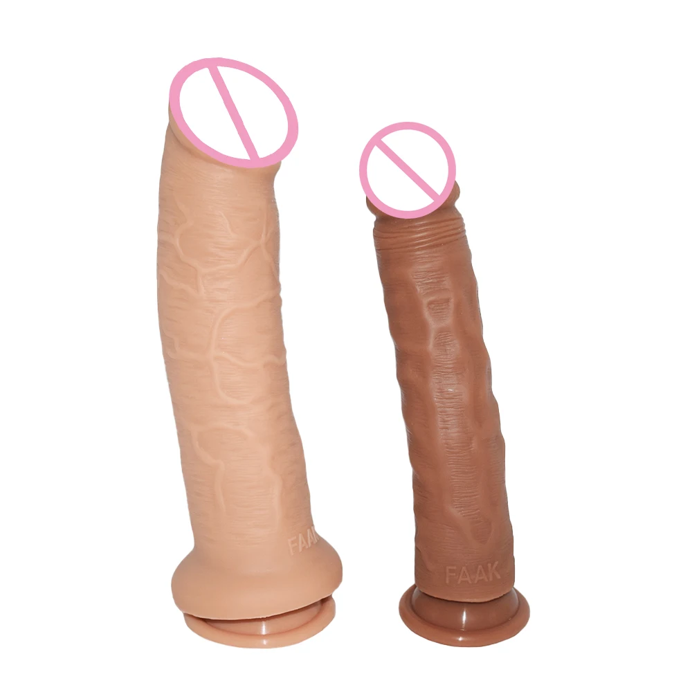 Реалистичный женский двойной член эротическая секс-игрушка из жидкого силикона 8