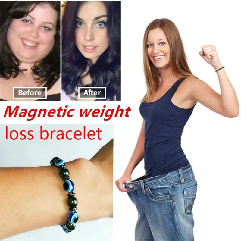 Магнитная терапия Здравоохранение Потеря Вес эффективное браслеты из черного