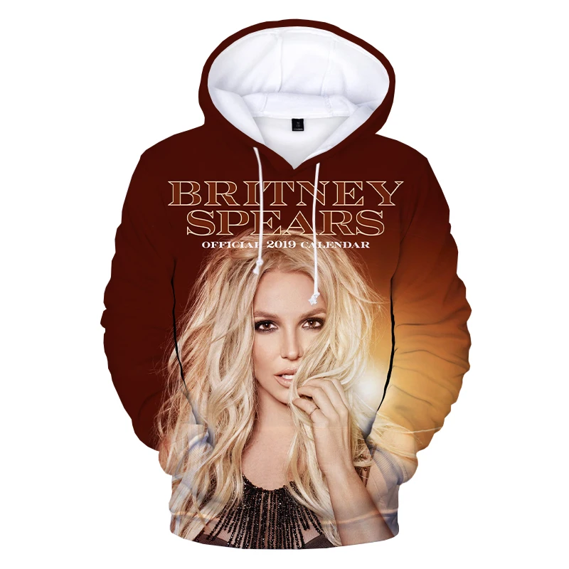 

Модный повседневный объемный пуловер Britney Spears, большой размер, мужская и женская Личная уличная одежда, толстовки с капюшоном