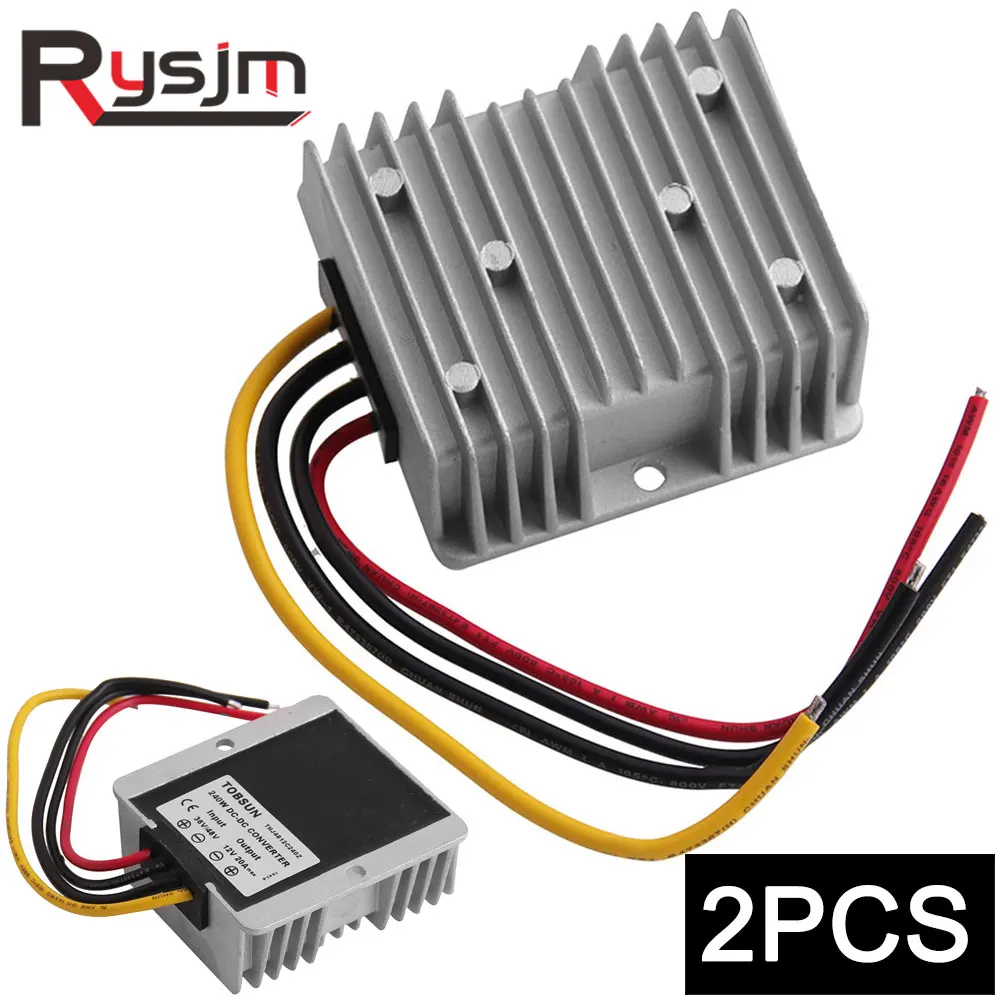2 шт. понижающий преобразователь постоянного тока 20 А 48 В 36 240 Вт|Регуляторы