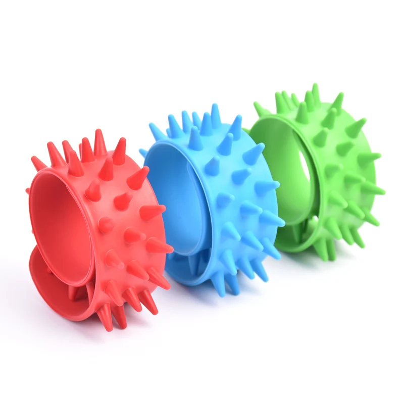 

Novelty Silicone Sharp Toy Spike Fidget Bracelet Kids Sensory Toy Spiky Slap Bracelet Gags Practical Jokes Toys