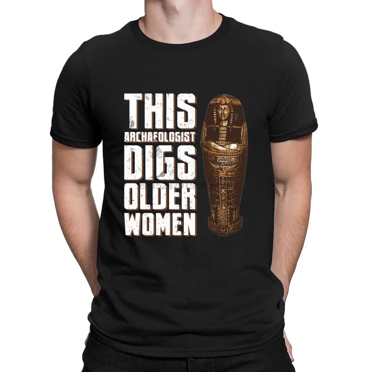 Эта футболка с принтом Старый веселый популярный Homme Забавные футболки короткими