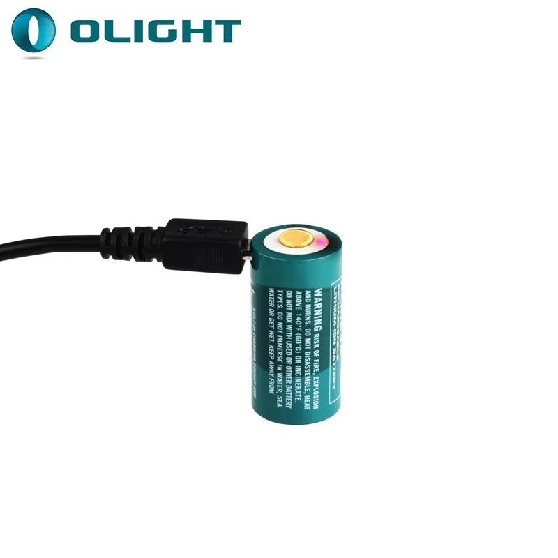 Olight ORBC 163C06 650mAh 3,7 V RCR123A 16340 аккумуляторная литий-ионная батарея