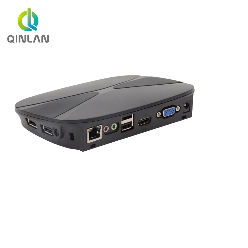 QINLAN дешевый тонкий клиент Linux3.4 облачный терминал RDP 8 1 без вентилятора Микро Мини
