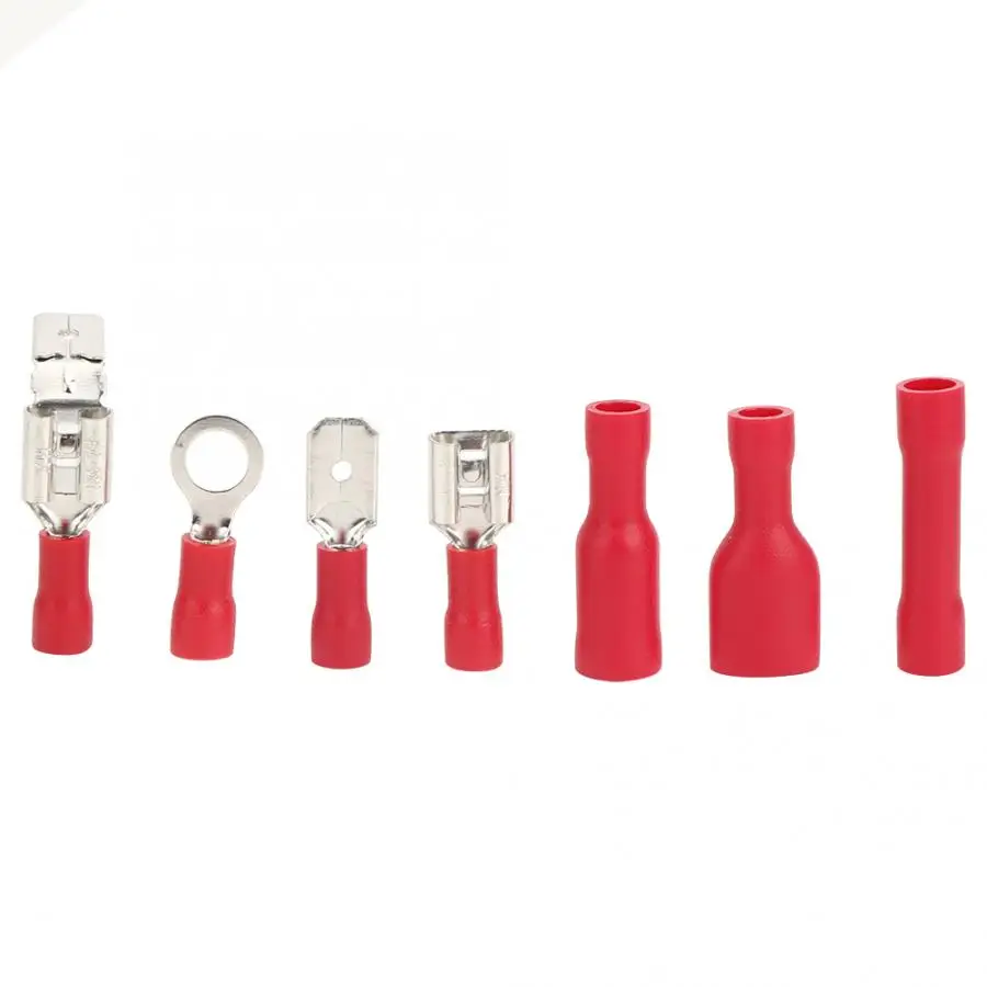 200 шт. обжимной терминал изолированный Электрический провод разъем Набор для