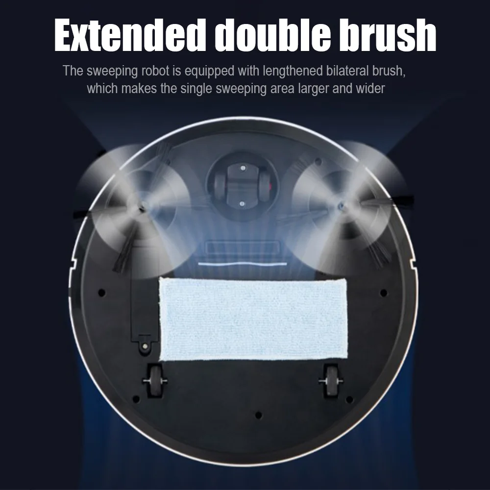 

Robot Vacuum Set 1200mAh Battery Capacity Household 4 In 1 Smart Vacuum Cleaner For Pet Hair Carpet Hard Floor