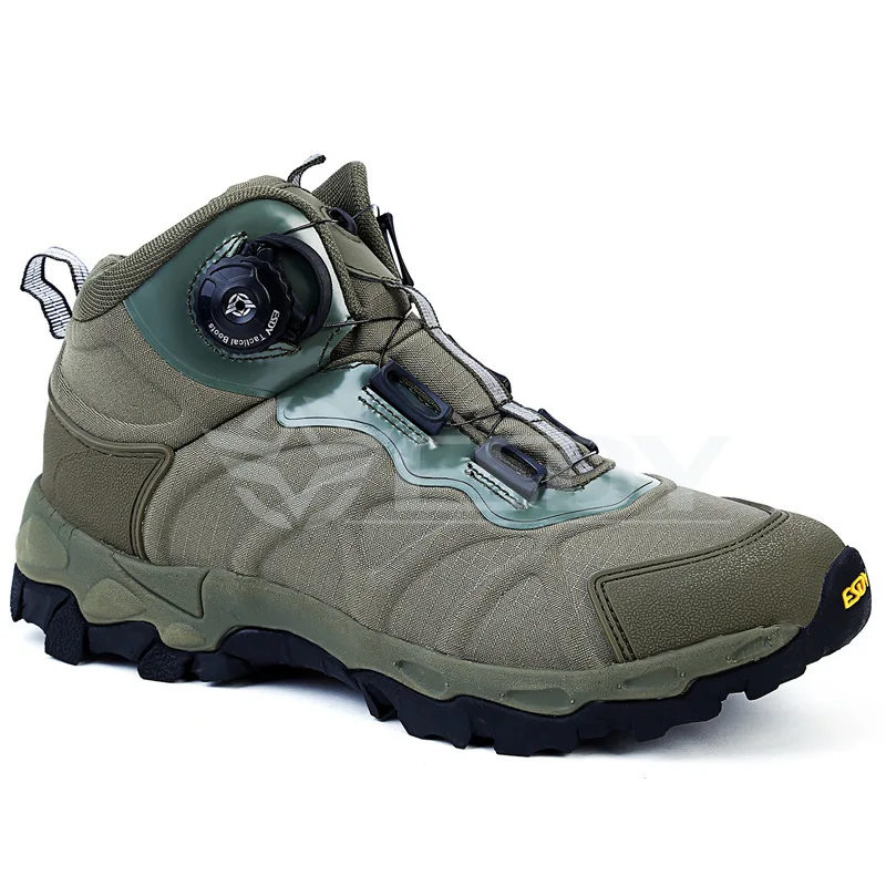 Men's hiking Shoes Tactical Military Boots Outdoor Rapid Response BOA System Hunting Safety Comfortable Sport Shoes Hiking Shoes