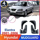 Автомобиль-грязи-клапаном Fender Для Hyundai Elantra 2001  2006 XD 2002 2003 2004 2005 Брызговики аксессуары для брызговиков авто-Товары