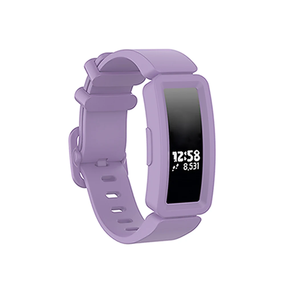 Мягкий браслет TPE ремешок для Fitbit Inspire/Inspire HR/ACE2 умный трекер Замена Smartwatch часы