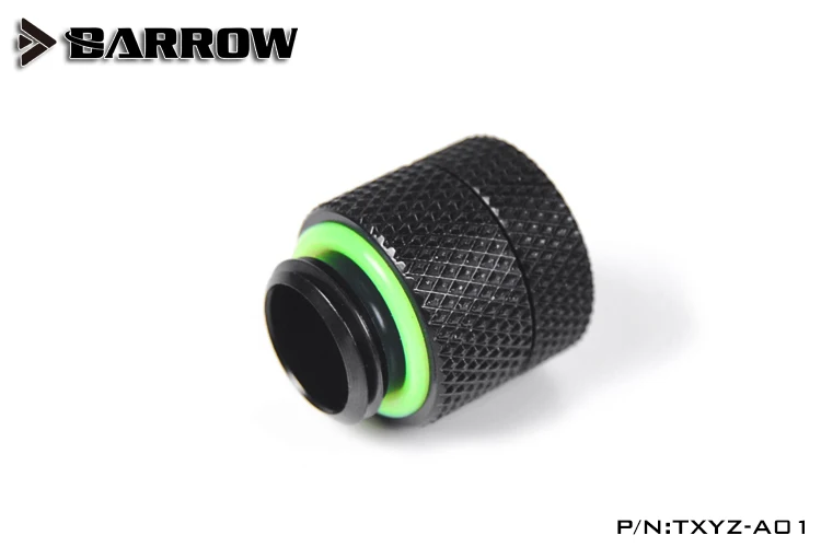

Barrow TXYZ-A01, 13mm Male To Female ExtenderRotary Fittings, G1 / 4 Male To Female Water Cooling Fittings