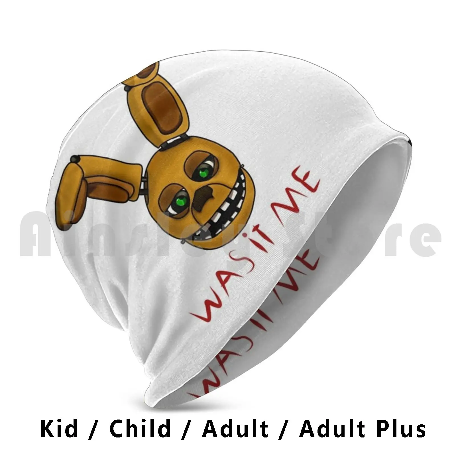 Трикотажная шапка Бонни из мультфильма Was It Me в стиле хип-хоп Fnaf