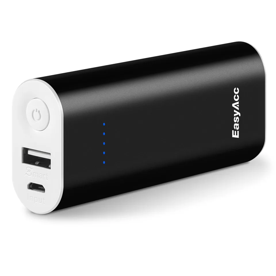 Портативное мини-зарядное устройство EasyAcc 6400 мАч для мобильных телефонов Samsung Xiaomi