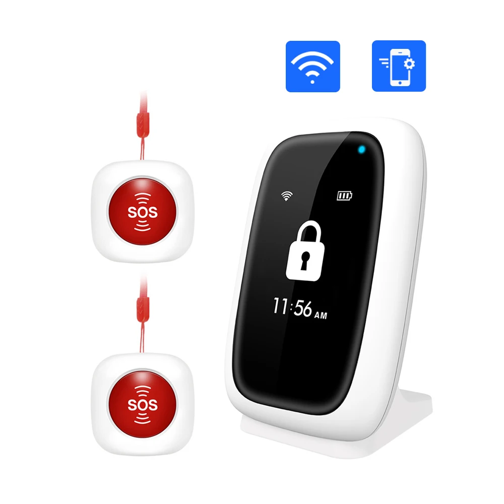 Кнопка аварийной сигнализации Wi Fi система с дистанционным управлением через