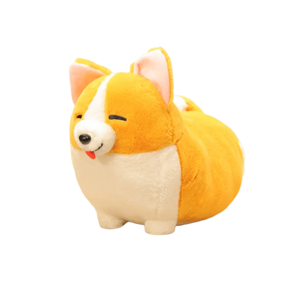 

Cute Standing Smile Corgi Dog Stuffed Plush Doll Toy Home Sofa Decor Kids Toy interactive toys for babies bedroom decoration