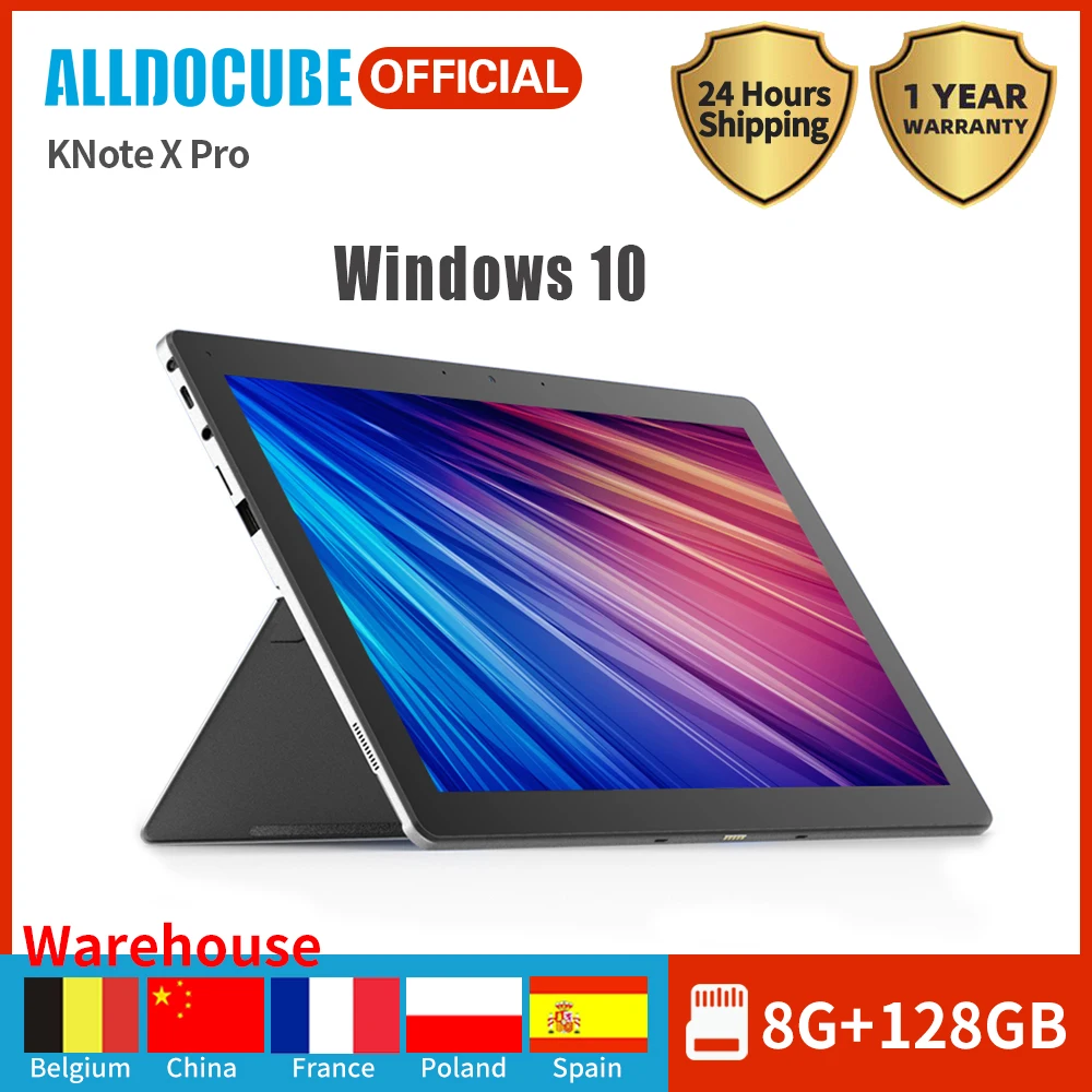 

Alldocube Knote X Pro Windows 2 in 1 table 13.3 inch IPS Screen Intel N4100 Quad Core 8GB RAM 128GB SSD Windows 10 Wifi Laptop