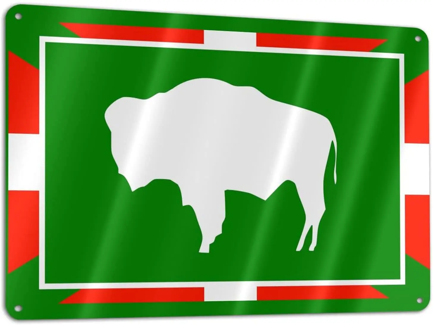 

Wyoming flag Metal Tin Sign Wall Decor Vintage Art Poster Plaque Man Cave Gift for Cafe Home Bar Kitchen Cafe Garage 8 X 12 inch