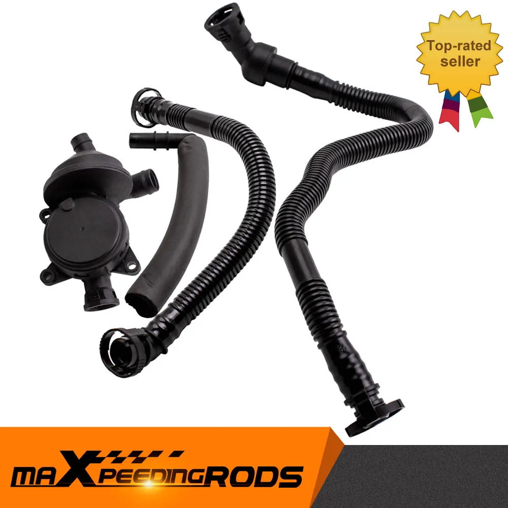 

11157503523 Crankcase Vent Valve Breather Hose Kit For BMW 3 E46 E90 E91 E81 E83 X3 Z4 316i 318i 318ti 11157533346 Oil Separator