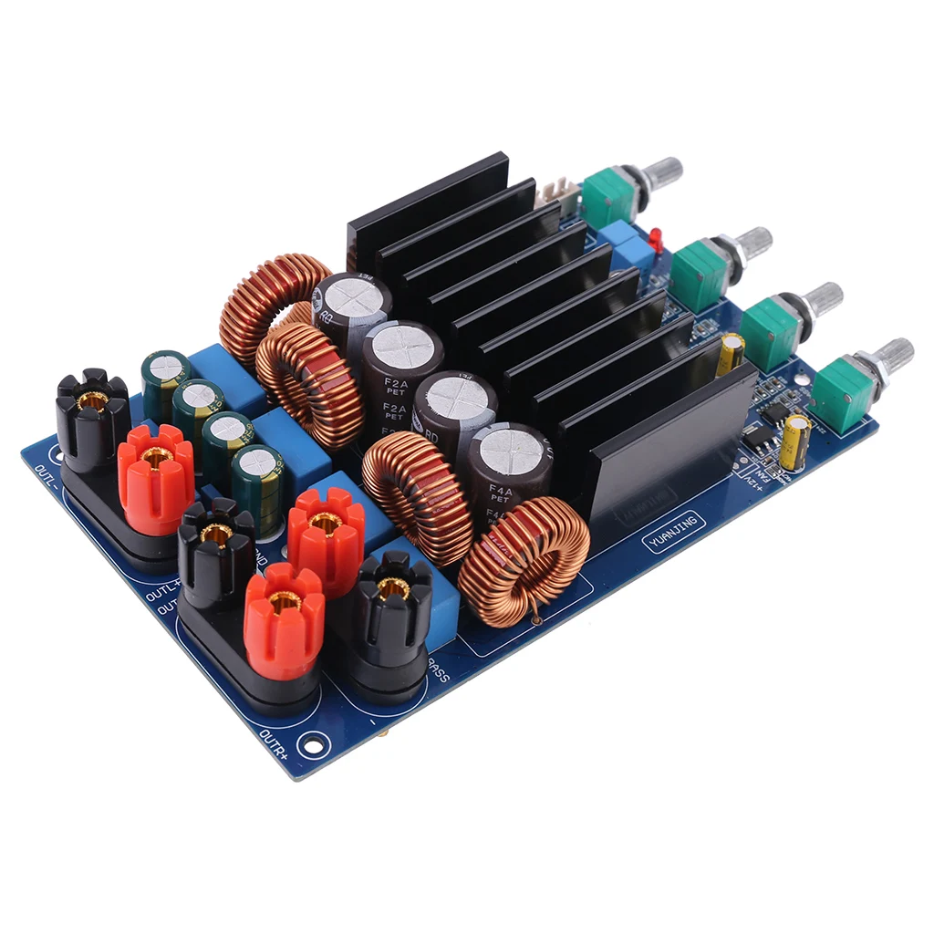 OOTDTY OPA1632DR TL072 TAS5630 2,1 300W+ 150W+ 150W 470 мкФ/100 V класса D Цифровой усилитель