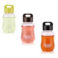 ems 100pcs 200ml plastic water bottle mini cute water bottle for children kids portable leakproof small water bottle bpa free