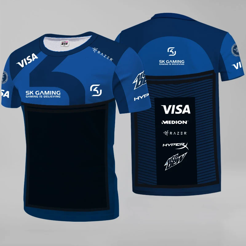 

CS E-Sport Spieler Jerseys Memorial Uniform SK T-Shirt Kunden ID Fans T-shirt Mnner Frauen Nach Name T Hemd