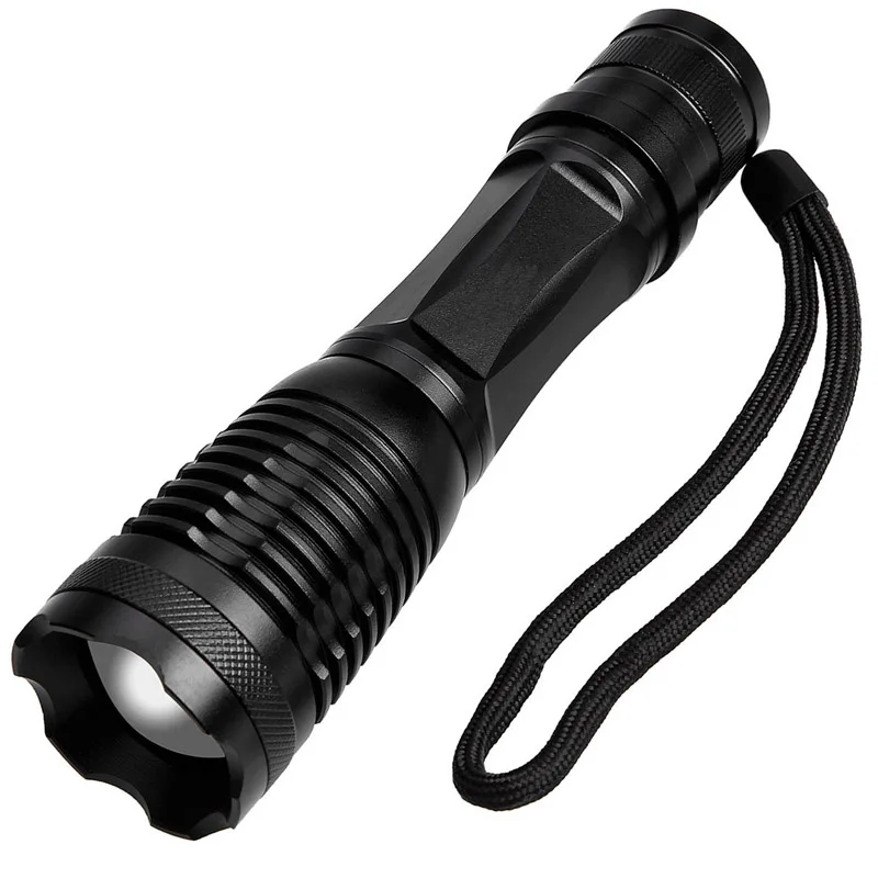 

T6 UV Torch Lantern Mini Flashlights Protable Self Defense Tactical LED Flashlight Rechargeable 18650 Battery