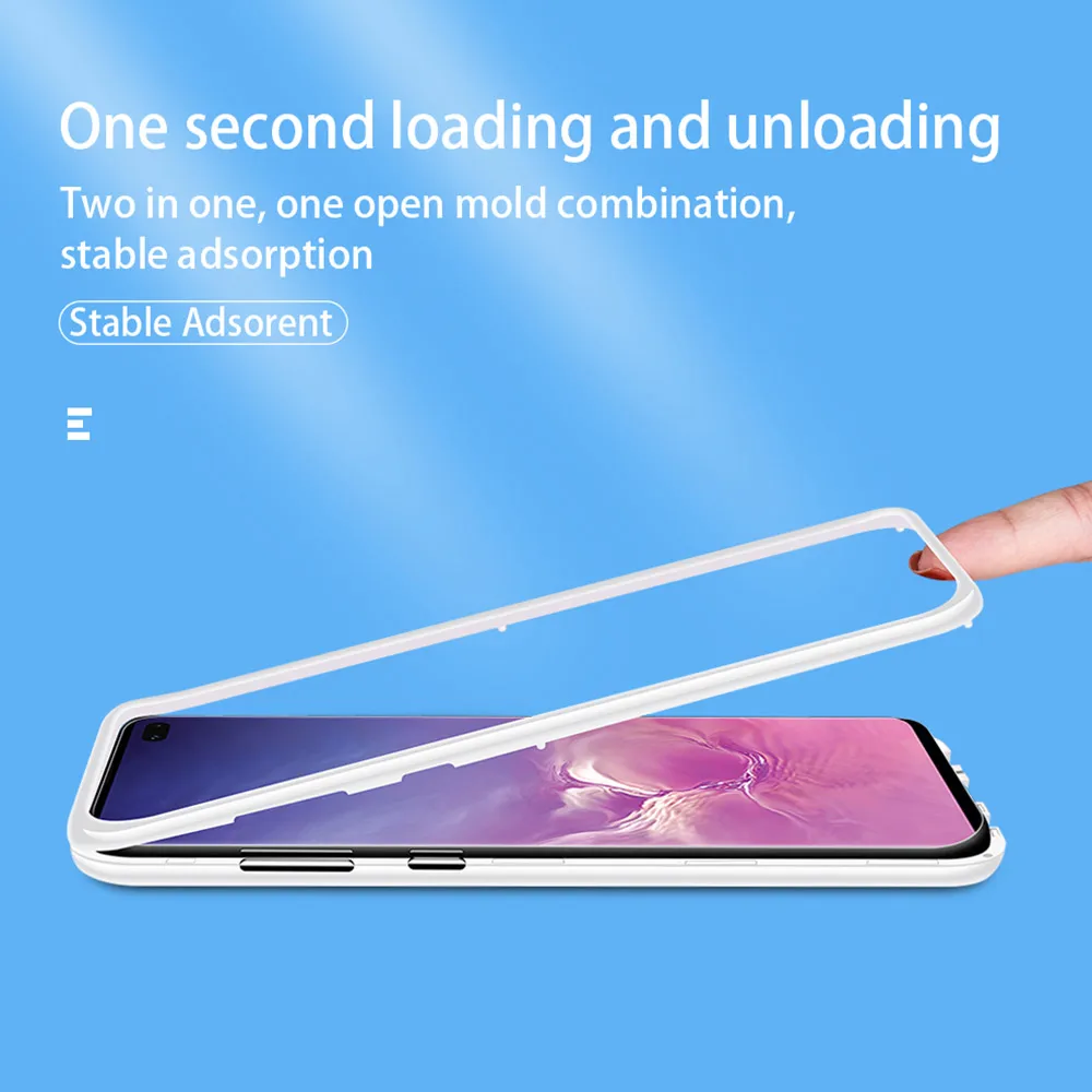 Магнитный адсорбционный чехол ярких цветов для samsung S8 S9 S10 Plus, чехол из закаленного стекла для samsung Galaxy Note 8 9, Магнитный чехол