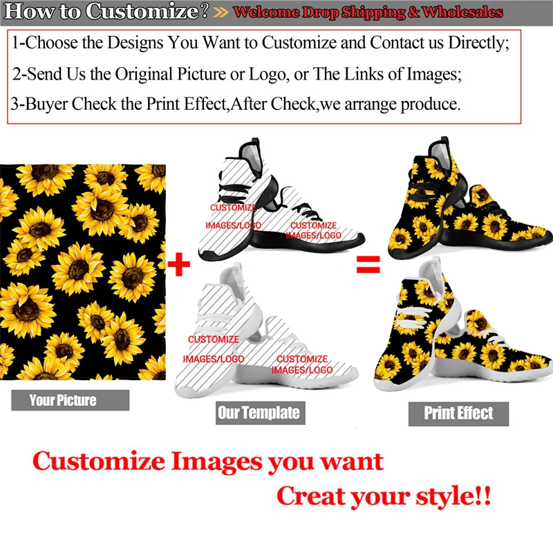 FORUDESIGNS Flat Knitting Shoes Woman Dentist Sketch Print Female Lace Up Sneaker Sketchers for Women Ladies Mesh Light Loafers