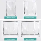 Прозрачный пыленепроницаемый водонепроницаемый чехол для Одежда с молниями вешалки для одежды, прозрачный защитный чехол для дисплея