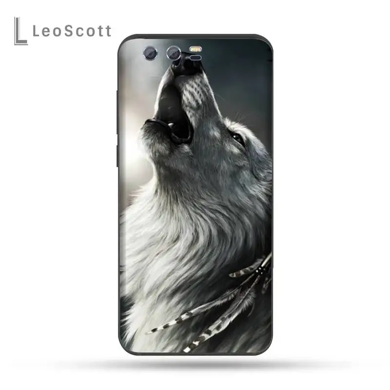

angry Animal wolf Face Phone Case For Huawei Honor view 7a5.45inch 7c5.7inch 8x 8a 8c 9 9x 10 20 10i 20i lite pro