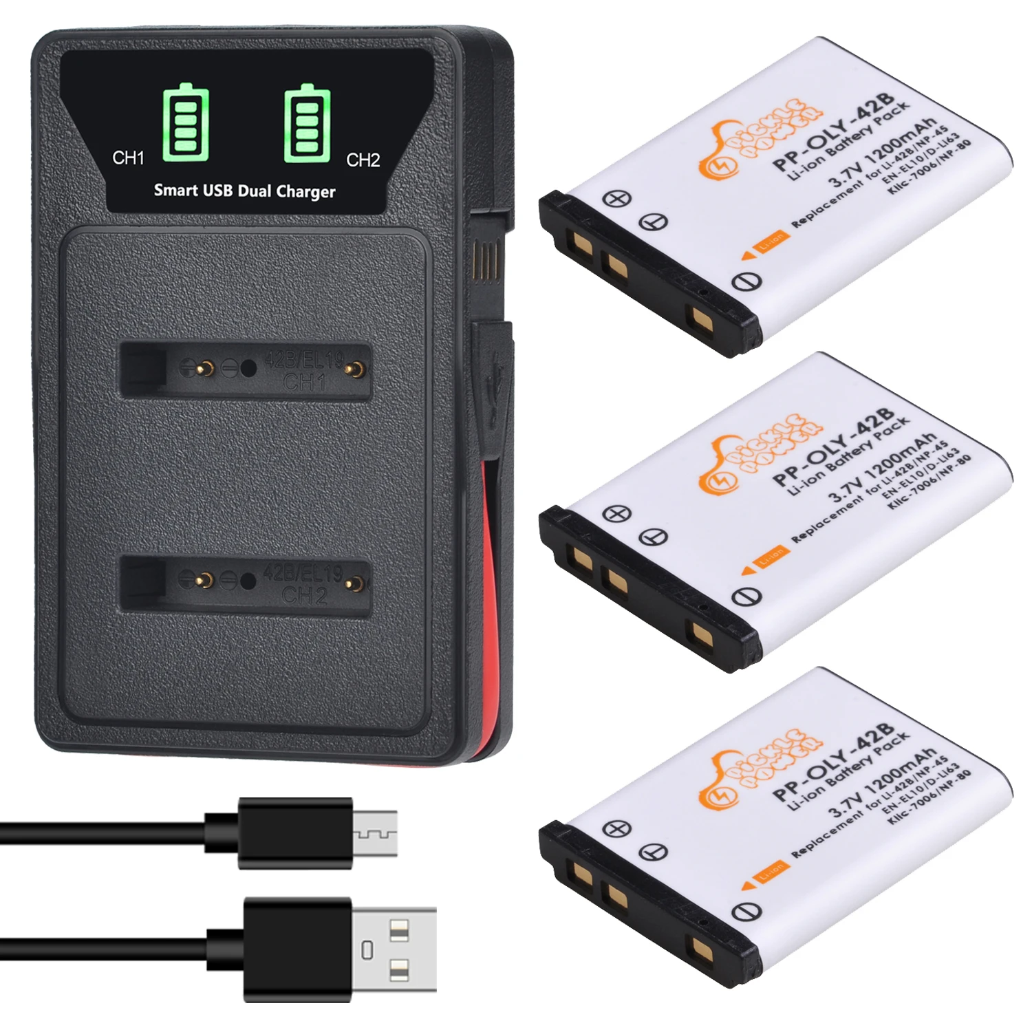 

Li-40B Li 40B Li-42B Li 42B Battery+LED USB Dual Charger for Olympus for FUJIFILM fuji NP-45 NP 45 NP45 NP 45A 45B 45S EN-EL10