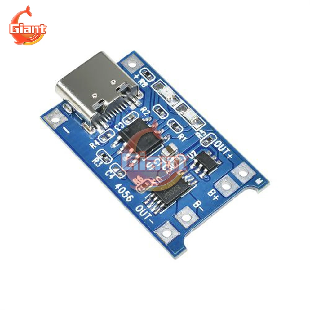 Type-c/Micro/Mini USB 5V 1A 18650 TC4056A литиевая батарея зарядное устройство модуль с защитой