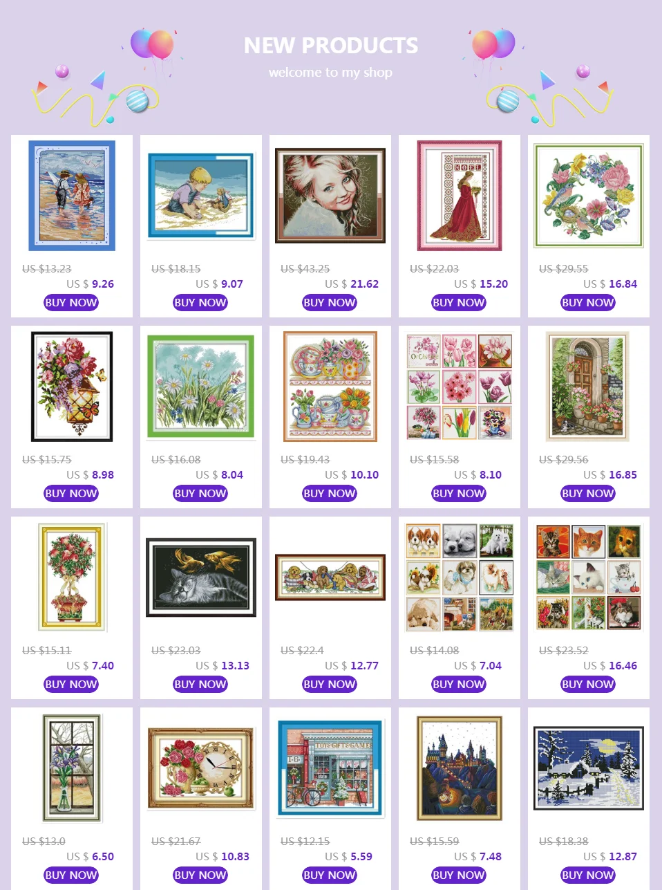 Joy Sunday Enjoy Life Наборы для вышивания крестиком наборы для вышивания Diy Figuer Наборы для вышивания крестиком