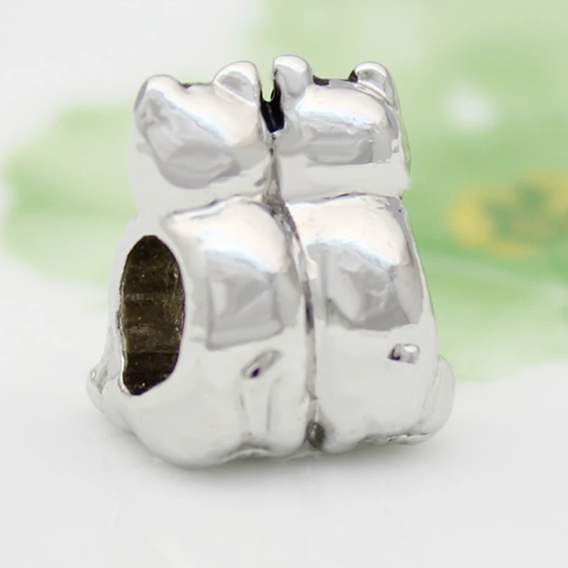 Fit Pandora charm bracelets Twin Cat European Bead Charms Bracelets beads for jewelry making | Украшения и аксессуары