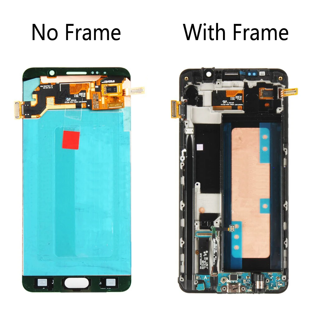 ЖК-дисплей Super AMOLED для SAMSUNG GALAXY Note 5 N9200 N920F N920T N920A N920V с сенсорным экраном и