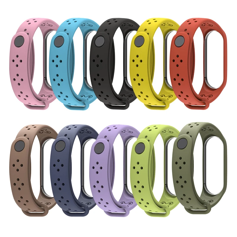 Ремешок силиконовый для Mi Band 4 цветной браслет смарт часов Xiaomi 4|Смарт-аксессуары|
