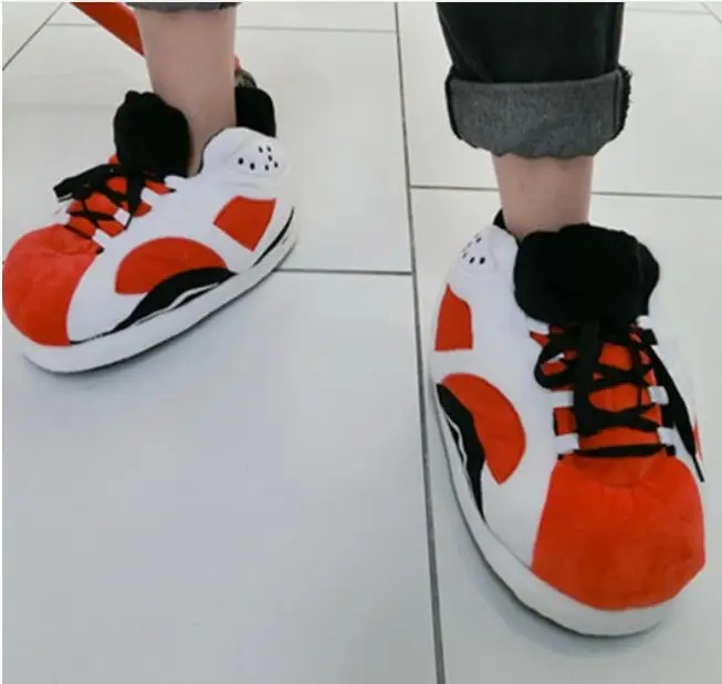 Men Slippers Winter Slipper Lover's Sneakers Winter Warm Shoes Bread Fat Slippers Cute Slides Couple's Slides Slip On Indoor