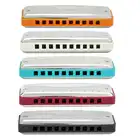 Губная гармоника Bluetooth с 10 отверстиями, AbFGEbDb Key, портативный аппарат для ветра, глянцевая водонепроницаемая