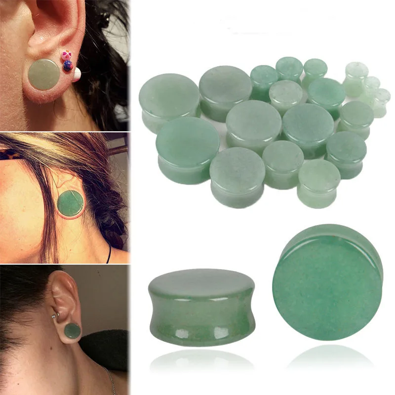 Комплект из 2 предметов камень ухо Вилки датчики серьги Для женщин мужчин штекер