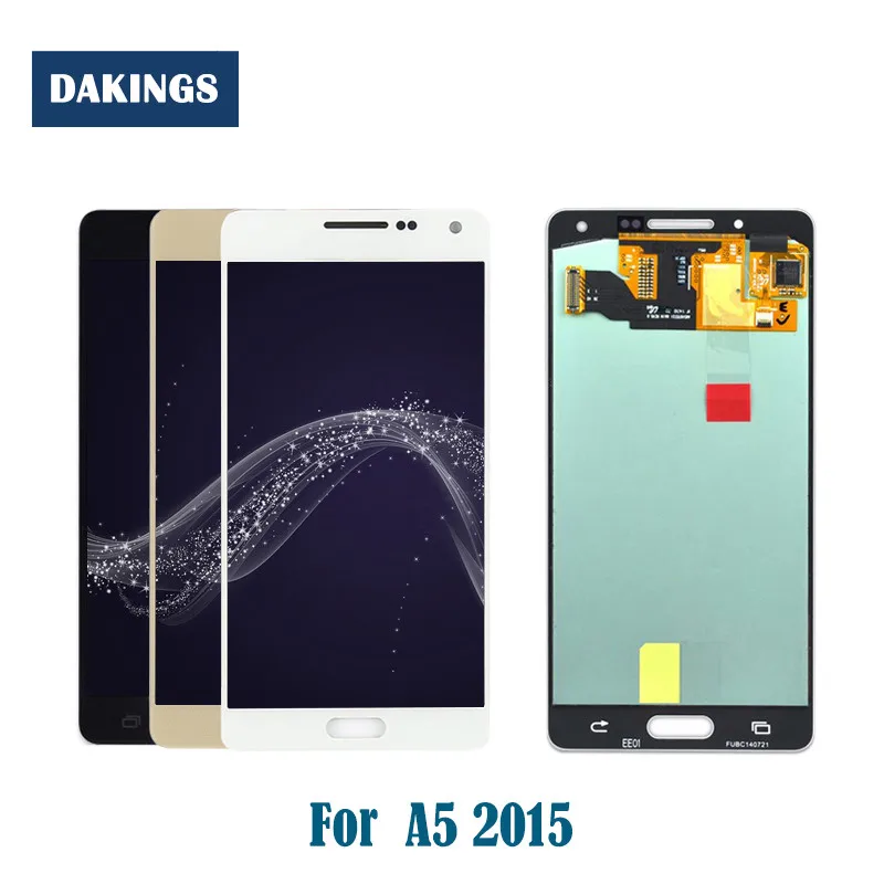 

New Tested AAA Quality For Samsung Galaxy A5 2015 A500 A500F A500M LCD Display + Touch Screen Digitizer Assembly Replacement