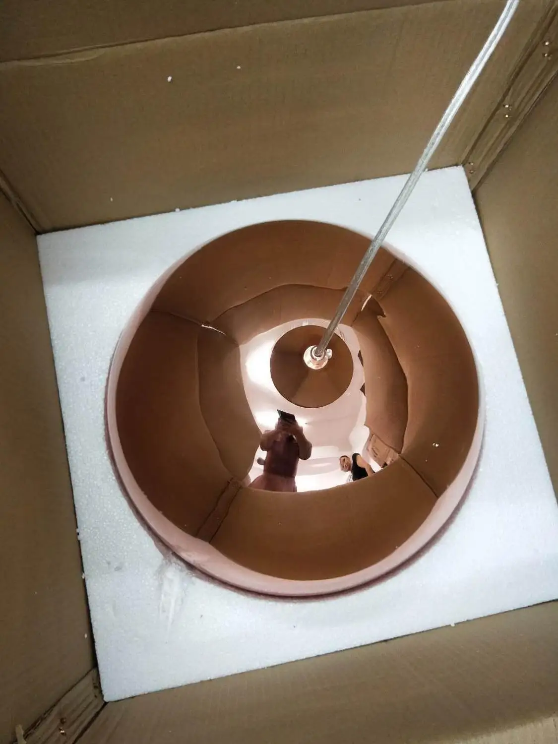 Современный подвесной светильник LukLoy освещение в виде стеклянных шаров медный