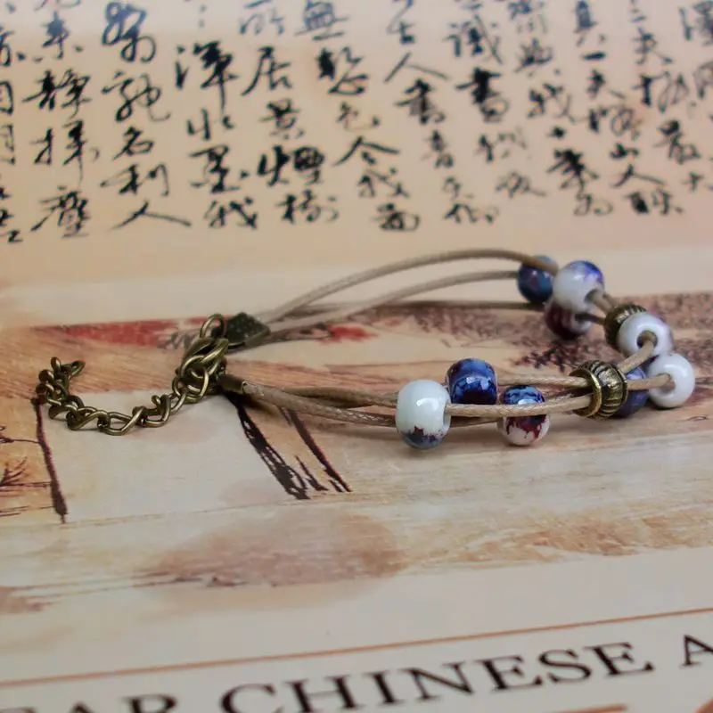 1 шт. новые модные ювелирные браслеты для девочек керамические с шармами в