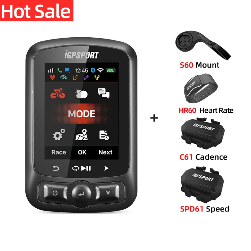 I GPS порт велосипедный ANT + IGS620 Bluetooth беспроводной секундомер Спидометр