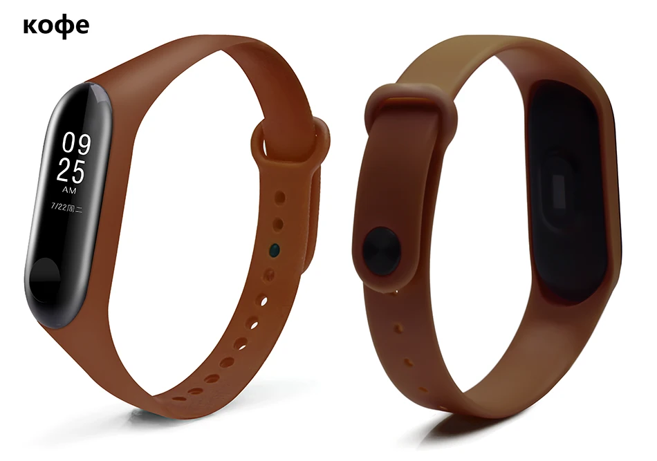 BOORUI mi band 3 ремешок на запястье для Xiaomi mi band 3 силиконовый mi band 3 Аксессуары Красочные pulsera correa mi 3 замена