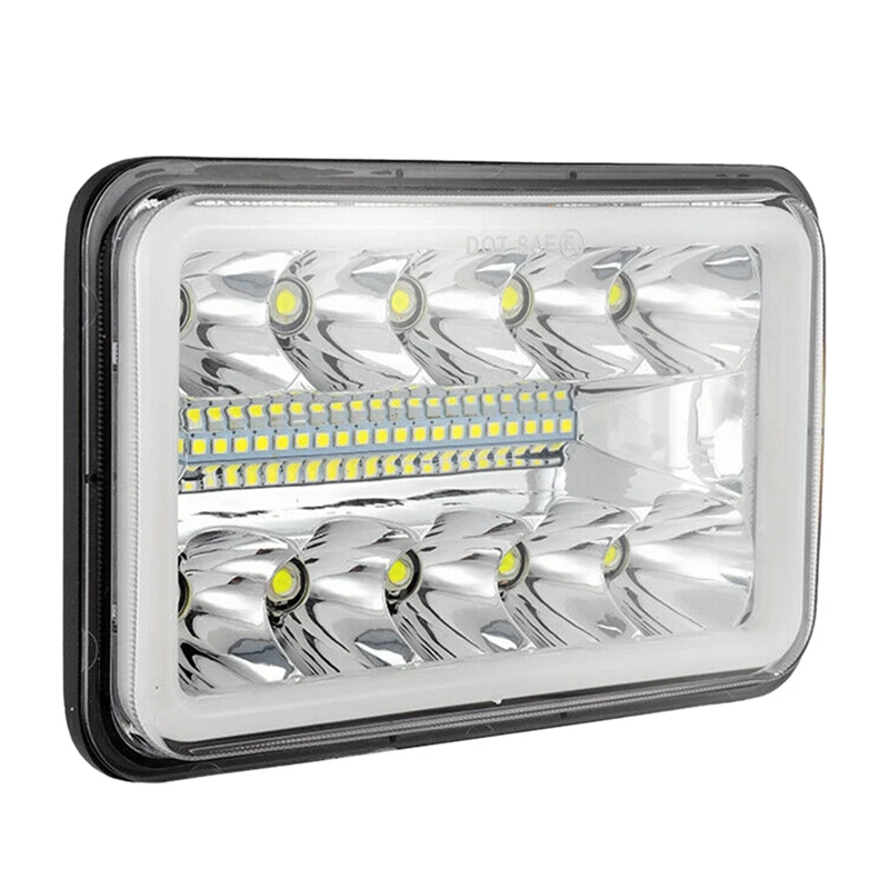 4 дюйма X 6 дюймов Led Drl Светильник лампы Crystal Clear герметичные направленного света