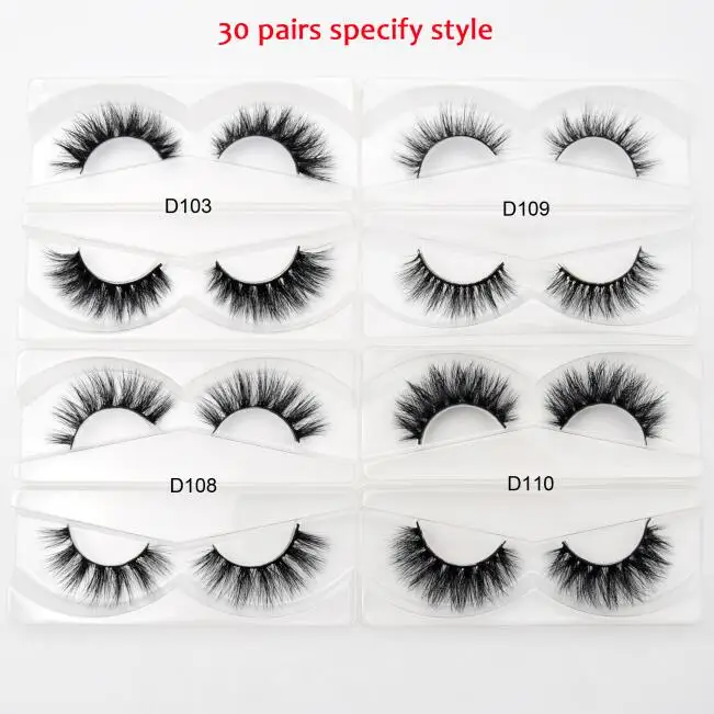 30 pairs speicfy 30 пар/упак. Visofree ресницы 3D норковые ресницы накладные ресницы ручной работы Премиум норковые волосы мульти-использование накладные макияж ресниц - Цвет: 30 pairs speicfy