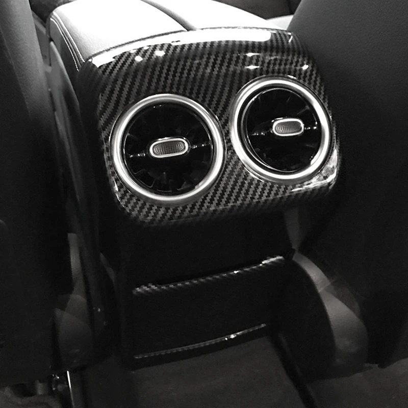 

Central Control Armrest Box Rear Air Vent Cover for Mercedes-Benz A-Class W177 & Center Console Panel Protection Frame