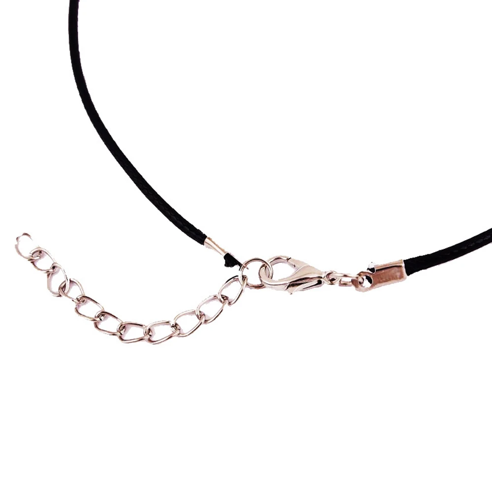 10 шт. 1 5 мм 42 + см ручной работы Черные Кожаные Мотоциклетные регулируемый